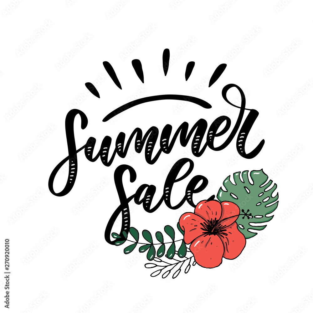 Vector word sale .Letters made of flowers and leaves Summer sale Holiday Flyer Banner Poster Summer sales Vector word sale .Letters made of flowers and leaves Summer sale Holiday Flyer Banner Poster Summer sales