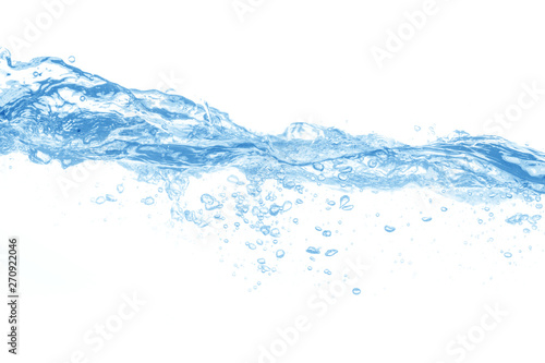 water splash isolated on white background,water 