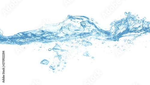 water splash isolated on white background water 