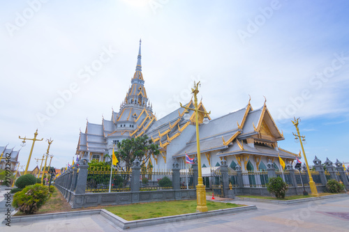 Thailand May 5 2017; Wat Sothon Wararam Worawihan, The Buddhist Temple at Chachoengsao province in Thailand. photo