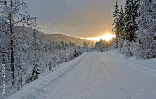 Norwegens Landschaften im Winter