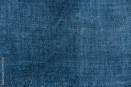 Blue jeans fabrics background, The Close up blue jeans texture.