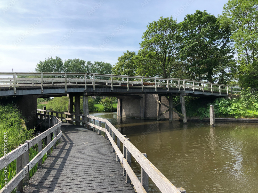 Bridge over a canal around Weidum