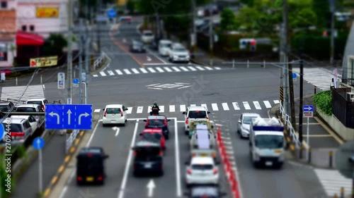 Wallpaper Mural 交差点タイムラプス（撮影間隔3秒-HD画質） Torontodigital.ca