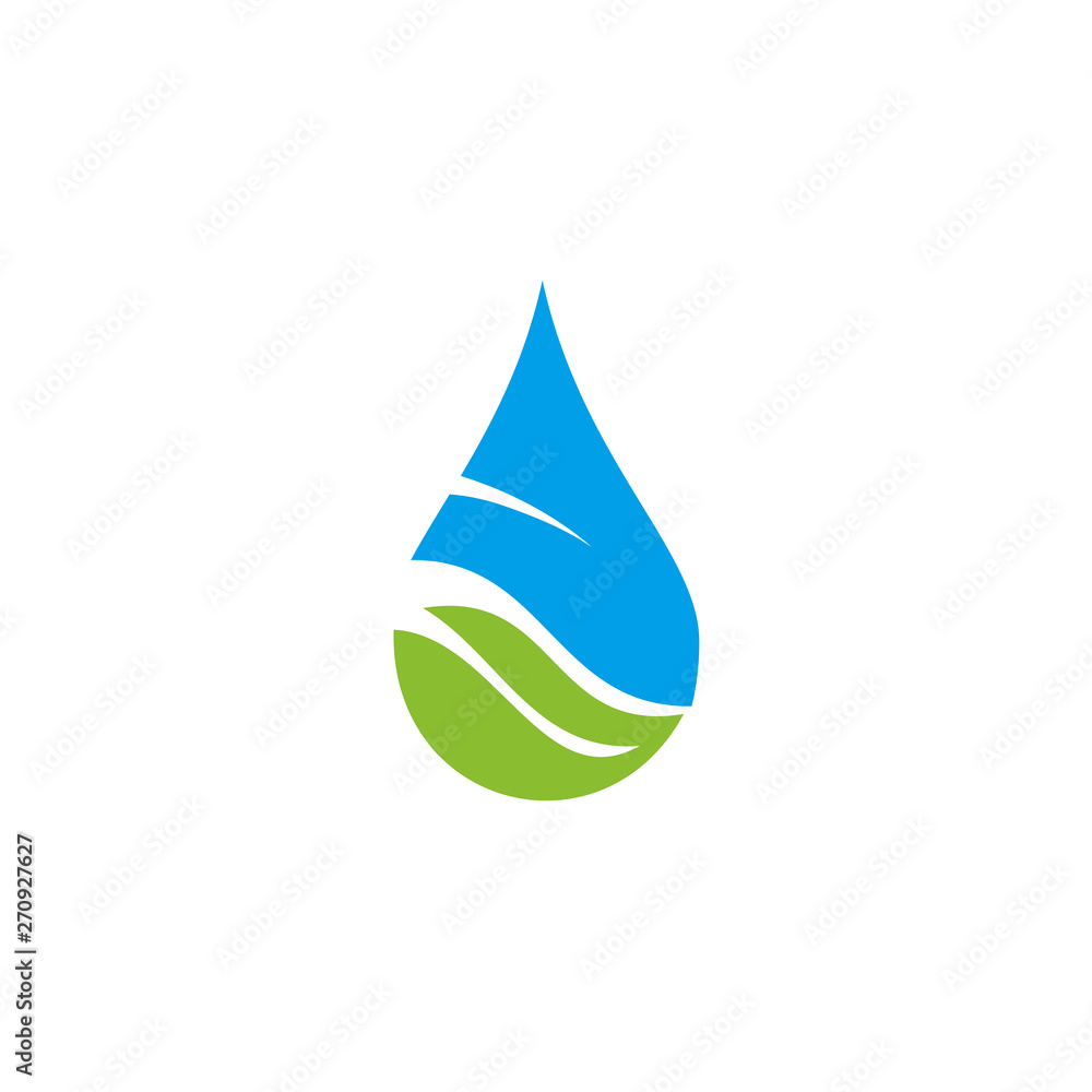 Water drop logo icon vector template Water drop logo icon vector template