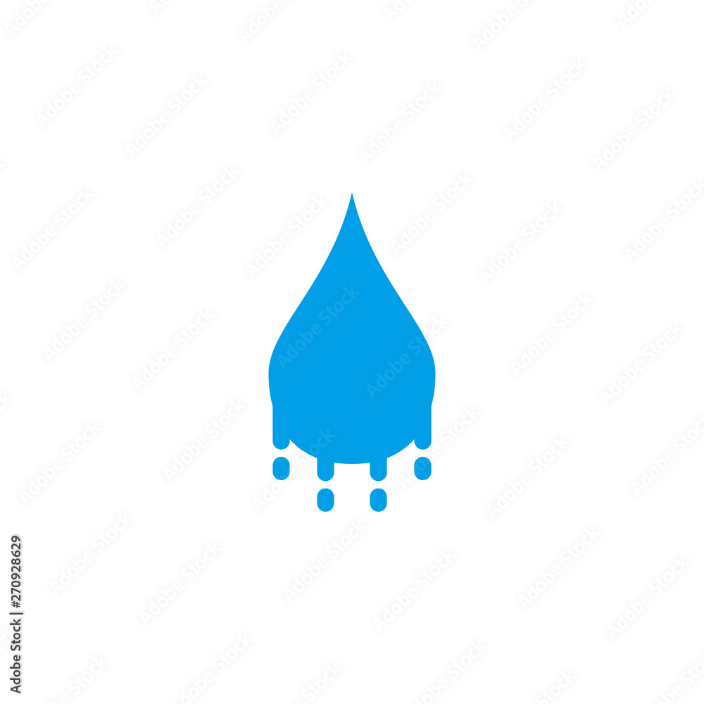 Water drop logo icon vector template Water drop logo icon vector template