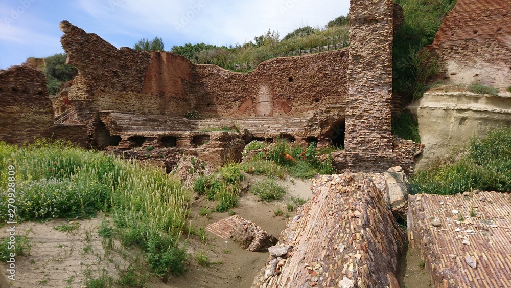 Nero's villa ruins, Anzio, Italy 