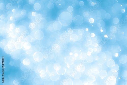 Abstract blue background with bokeh, bokeh background, sparkle bokeh background