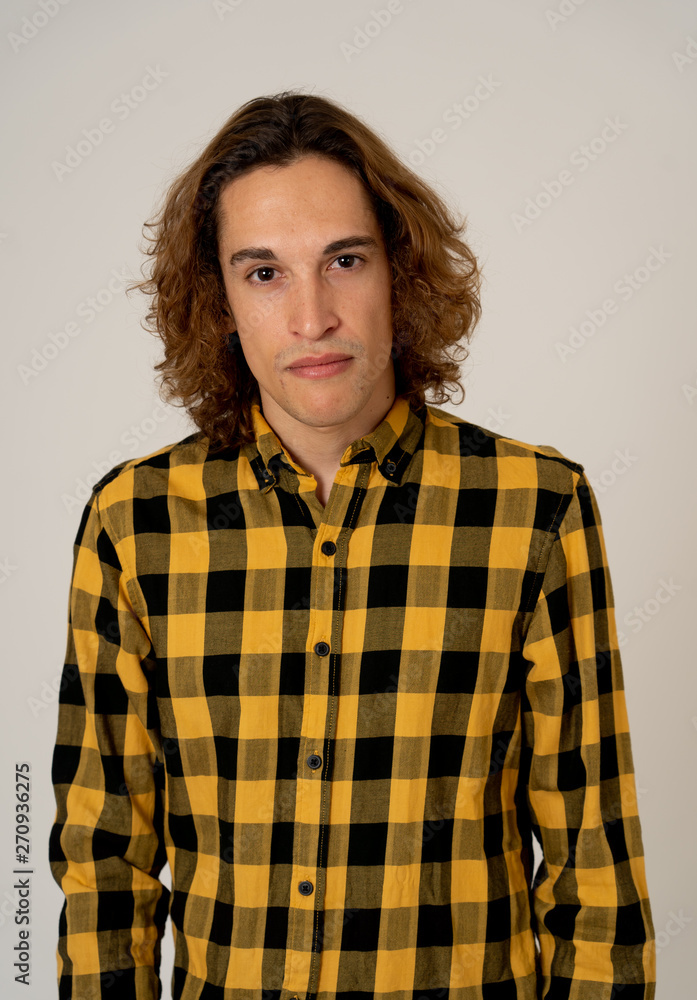 Portrait of stylish teenager man posing for the camera In beauty, model and fashion concept Portrait of stylish teenager man posing for the camera In beauty, model and fashion concept