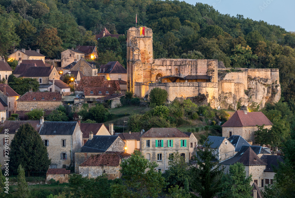 The Village of Carlux in Dordogne valley, Aquitaine,  France