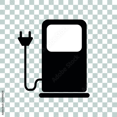 Ladesäule transparent