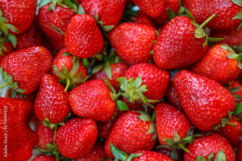 Strawberries background. Strawberry. Food background