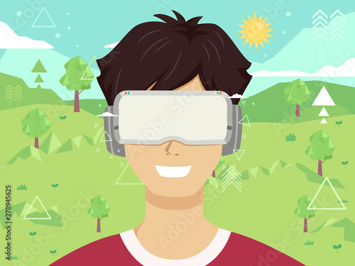Teen Guy Digital Environmen...