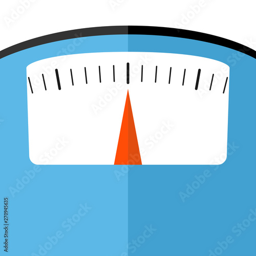bathroom floor weight scale close look flat