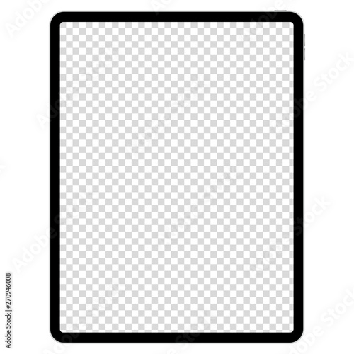 drawing pad for illustrators on white background photo