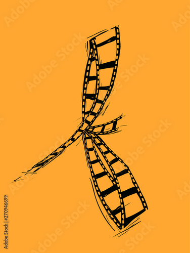 Film Roll Design Illustration