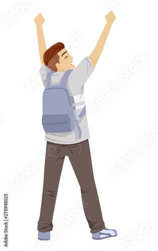 Teen Boy Empowered Illustra...