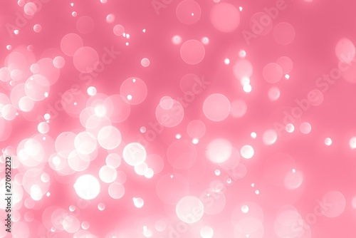 Abstract pink background with bokeh, bokeh background, sparkle bokeh background