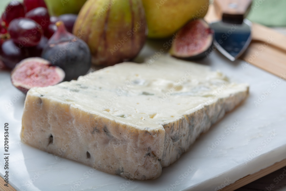 Gorgonzola dolce Italian blue cheese, made from unskimmed cow's milk in North of Italy
