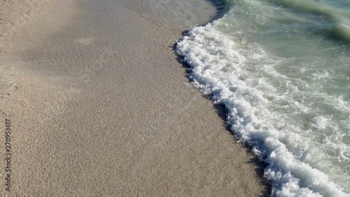 Foam Waves on Beach