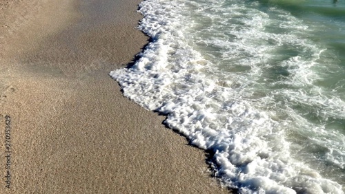 Foam Waves on Beach 