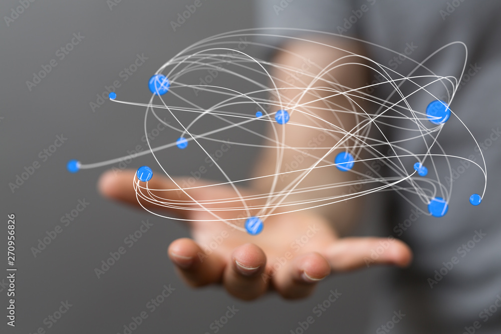 Stack of hands showing unity and teamwork 3d. Stack of hands showing unity and teamwork 3d.