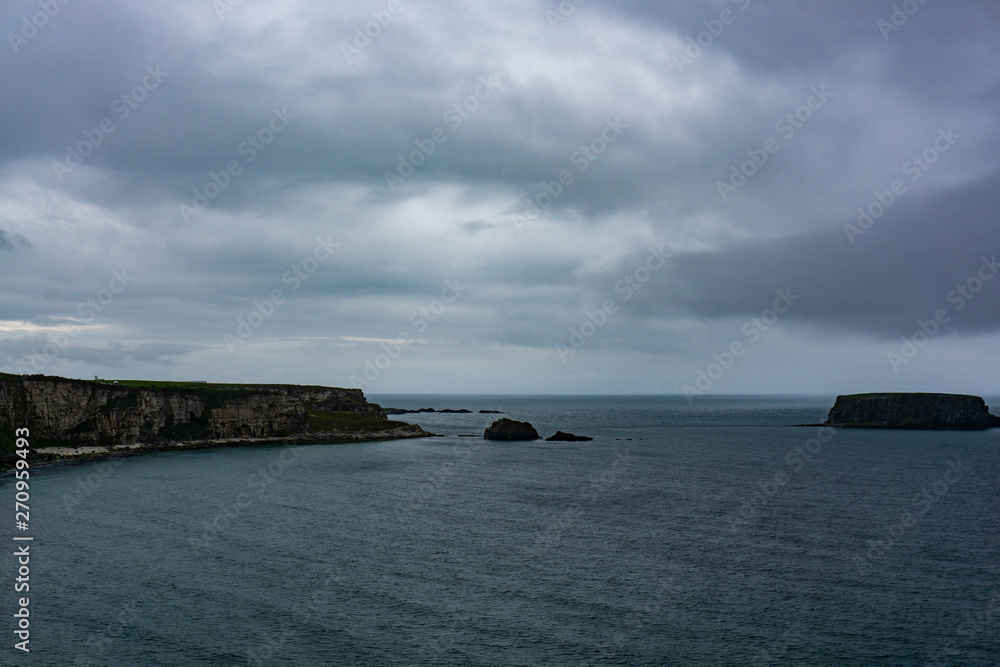 ocean cliffs in northern ireland