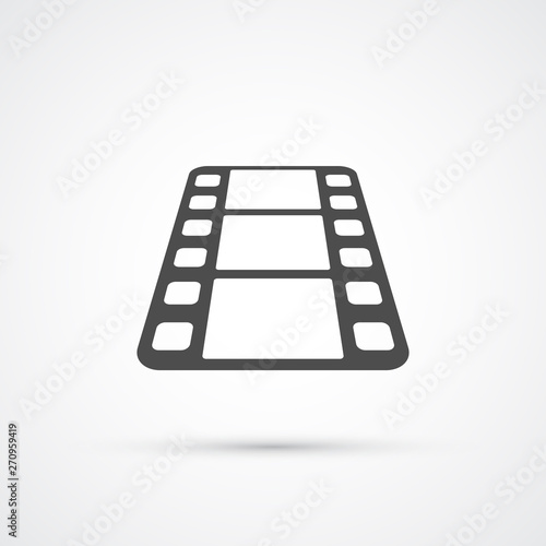 Film perspective trendy icon. Vector
