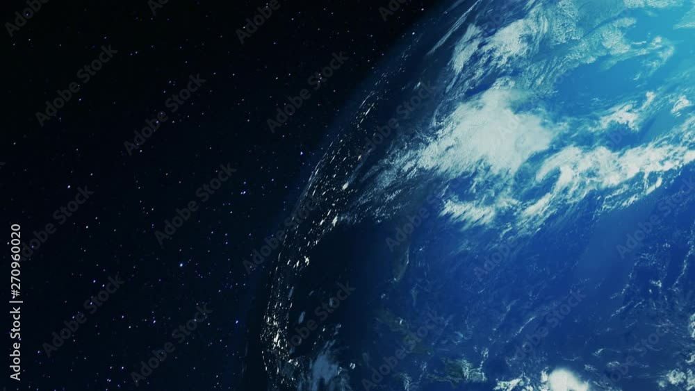 Earth planet in deep space. 4k 3d render animation footage. Earth planet in deep space. 4k 3d render animation footage.