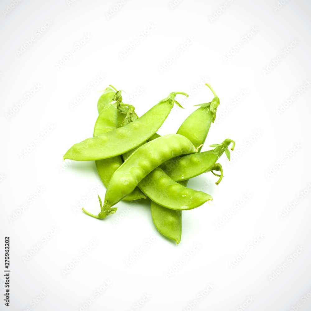 Soft peas, isolated ,on the white background. Soft peas, isolated ,on the white background.