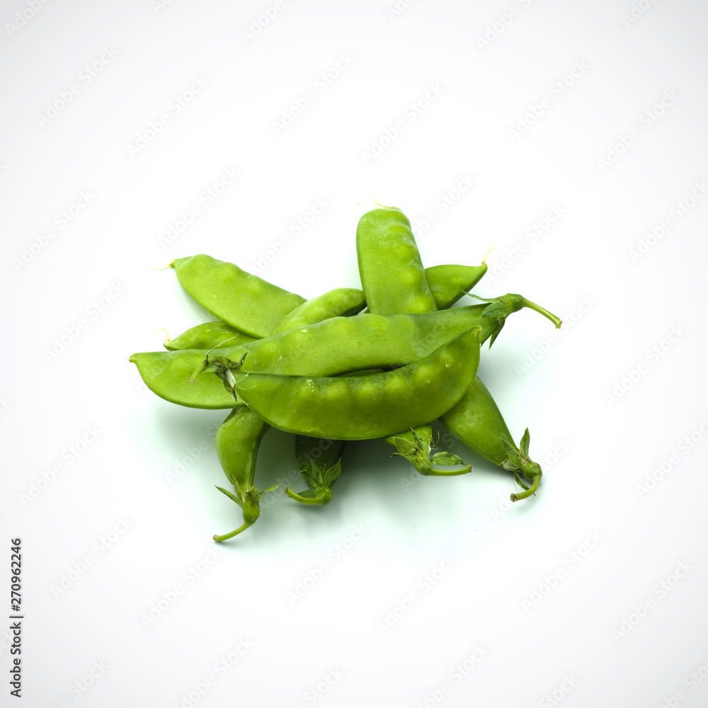 Soft peas, isolated ,on the white background. Soft peas, isolated ,on the white background.
