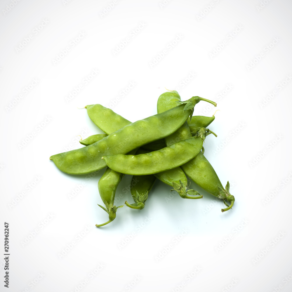 Soft peas, isolated ,on the white background. Soft peas, isolated ,on the white background.