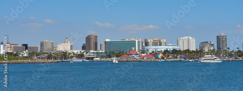 Panoramic view of Long Beach Coastline