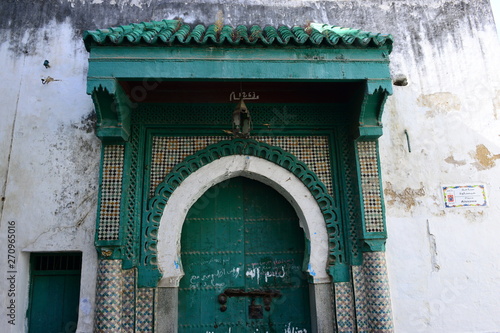 Gate of a mosque in Tangier, Morocco © issam