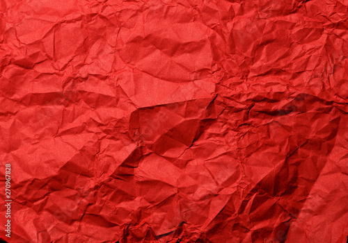 Wallpaper Mural Crumpled red paper texture Torontodigital.ca
