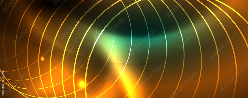 Shiny glowing design background, neon style lines, technology concept, vector Shiny glowing design background, neon style lines, technology concept, vector