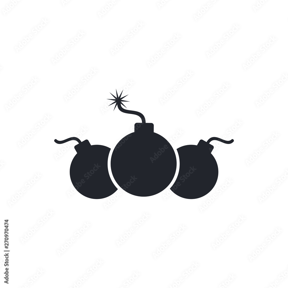 Explosion bomb symbol. Bomb icon,vector illustration. Flat design style. vector bomb icon illustration isolated on White background, bomb icons graphic design vector symbols. Explosion bomb symbol. Bomb icon,vector illustration. Flat design style. vector bomb icon illustration isolated on White background, bomb icons graphic design vector symbols.