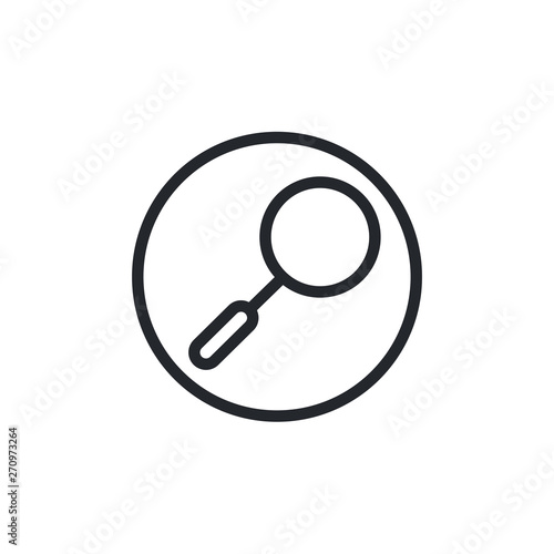 Wallpaper Mural Search icon vector. flat icon magnifying glass symbol Torontodigital.ca