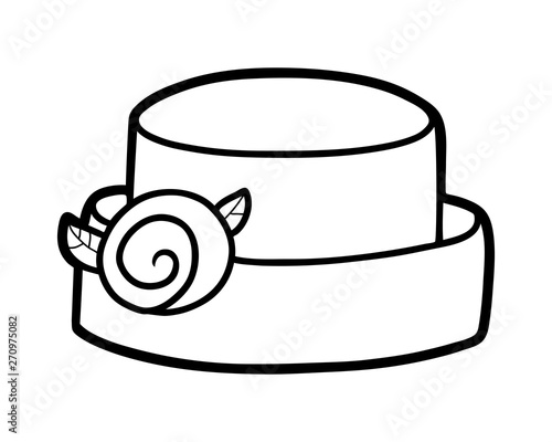 Coloring book, cartoon headwear, Bumper brim hat