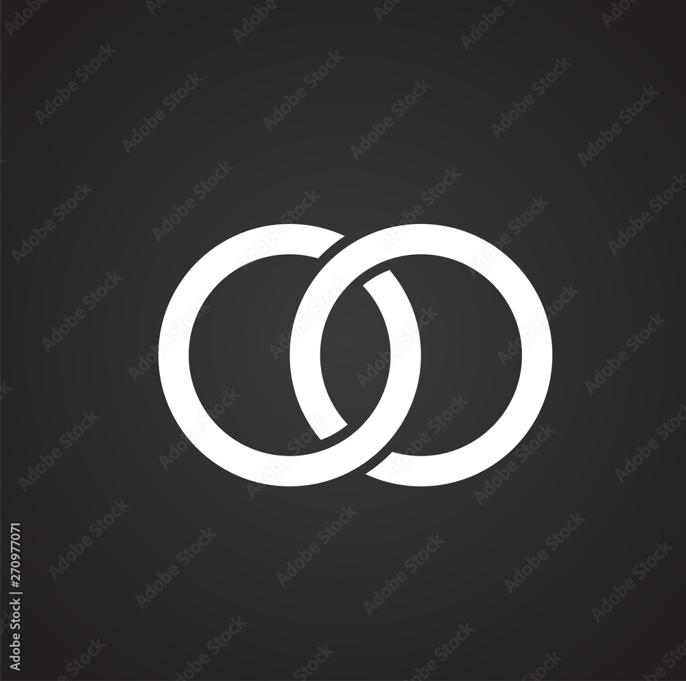 Wedding ring icon on background for graphic and web design. Simple illustration. Internet concept symbol for website button or mobile app. Wedding ring icon on background for graphic and web design. Simple illustration. Internet concept symbol for website button or mobile app.