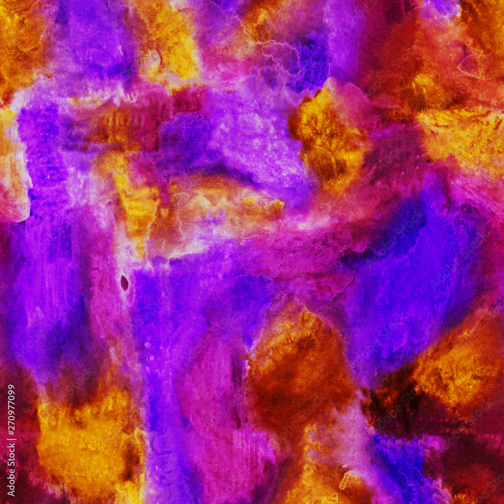 Texture watercolor brightly pink with purple, rainbow, for a background of watercolor or packaging and design in print, handmade
