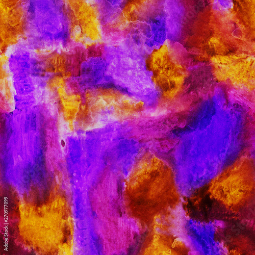 Texture watercolor brightly pink with purple, rainbow, for a background of watercolor or packaging and design in print, handmade