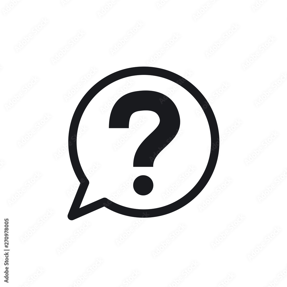 Question Mark icon, Help Sign Symbol Vector Logo Template Question Mark icon, Help Sign Symbol Vector Logo Template