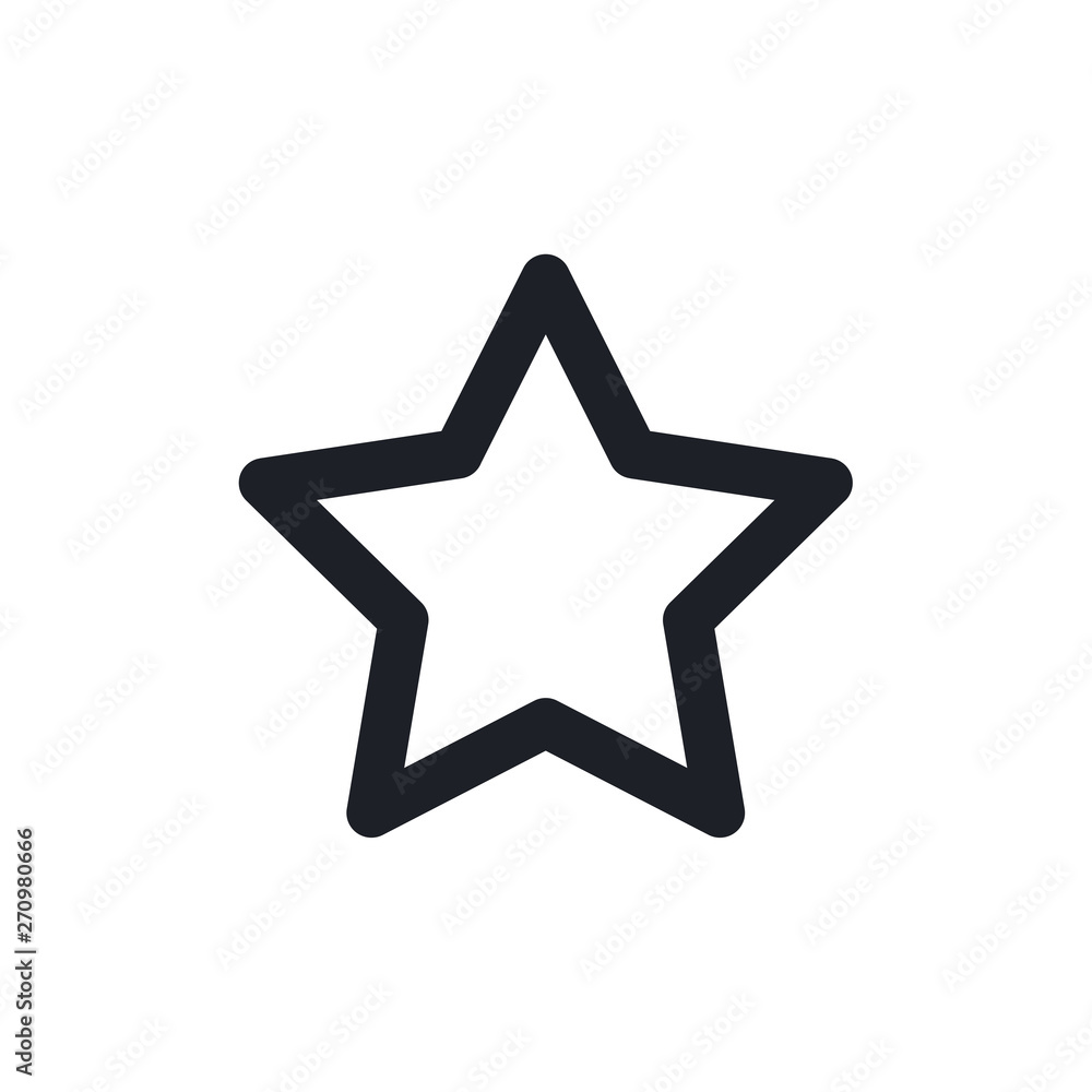 Star icon. Flat icon star symbol Vector Logo Template Star icon. Flat icon star symbol Vector Logo Template
