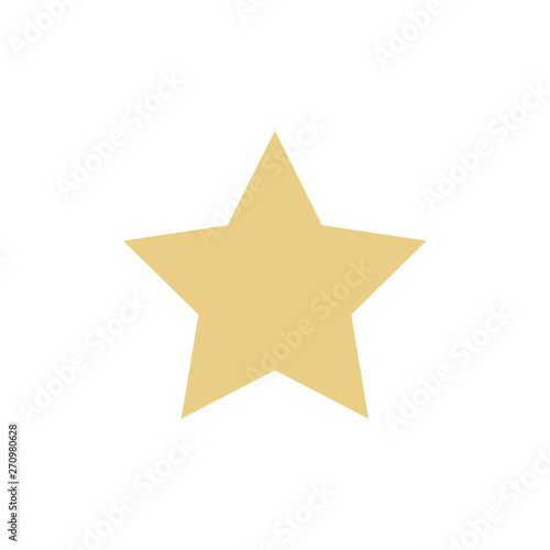 Star icon. Flat icon star symbol Vector Logo Template