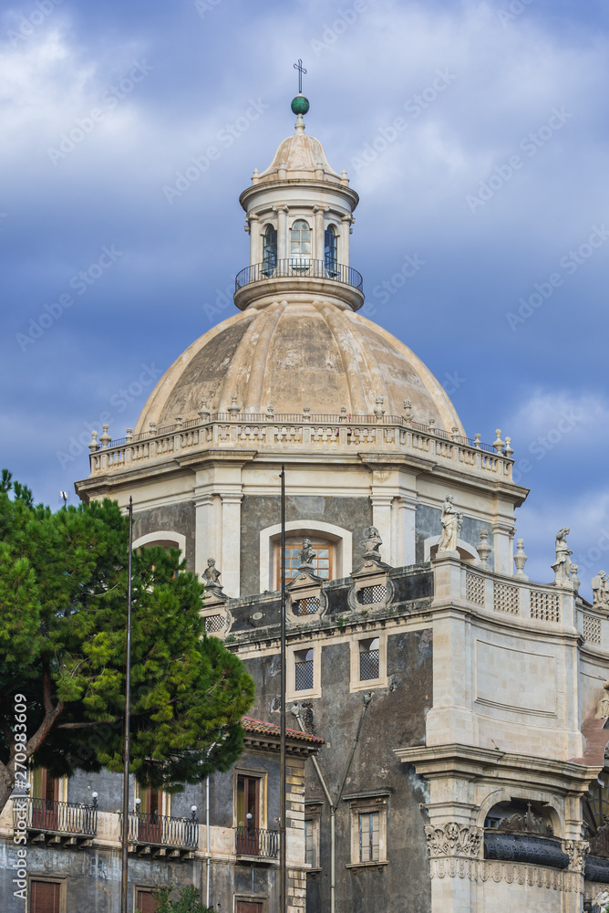 Church of the Abbey of Saint Agatha in Catania on the island of Sicily, Italy