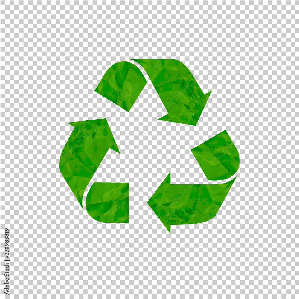 Fototapeta premium Recycle Sign Isolated transparent Background