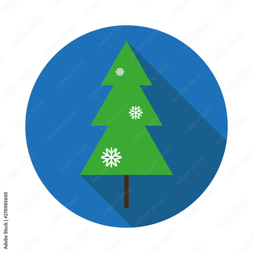 Icon of a Christmas tree. Vector Icon of a Christmas tree. Vector