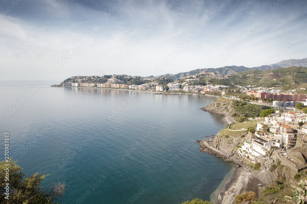 beach landscape image of building and sea beach landscape image of building and sea