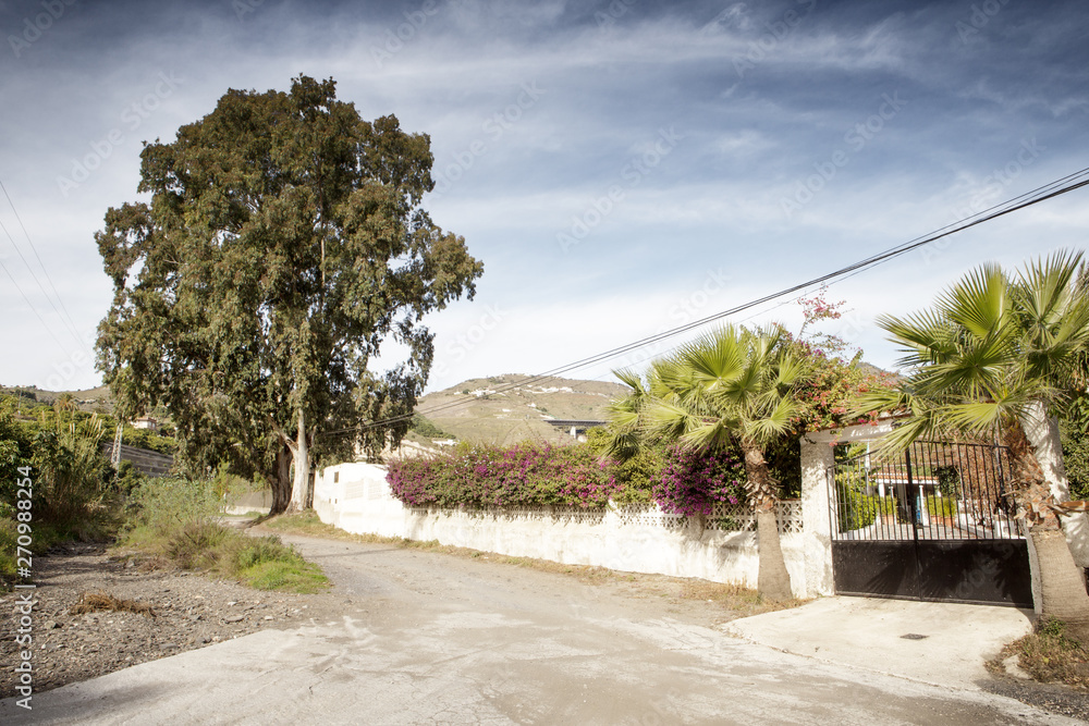 landscape image of houses in spain